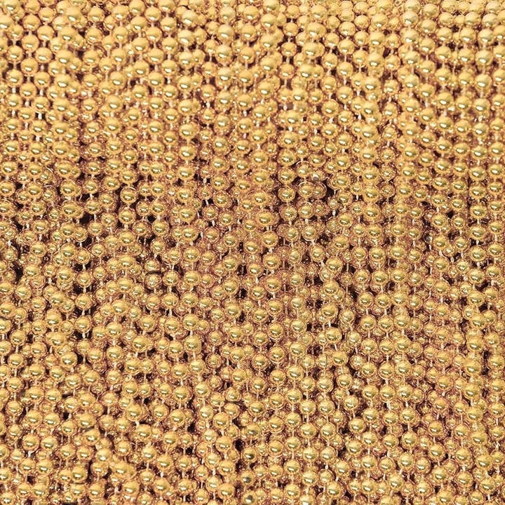 The Mardi Gras Krewe - Wholesale Party Favor - Mardi Gras Beads 33 inch 7mm, 12 Dozen, 144 Necklaces with Doubloon- Bulk Party Favors5