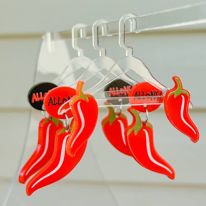 Aaron Grey Co - Wholesale Dangle Earrings - Cayenne Pepper Dangles and Studs2