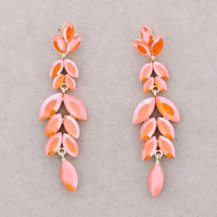 Boucles d'oreilles en métal cristallin pour la vente par Sonata