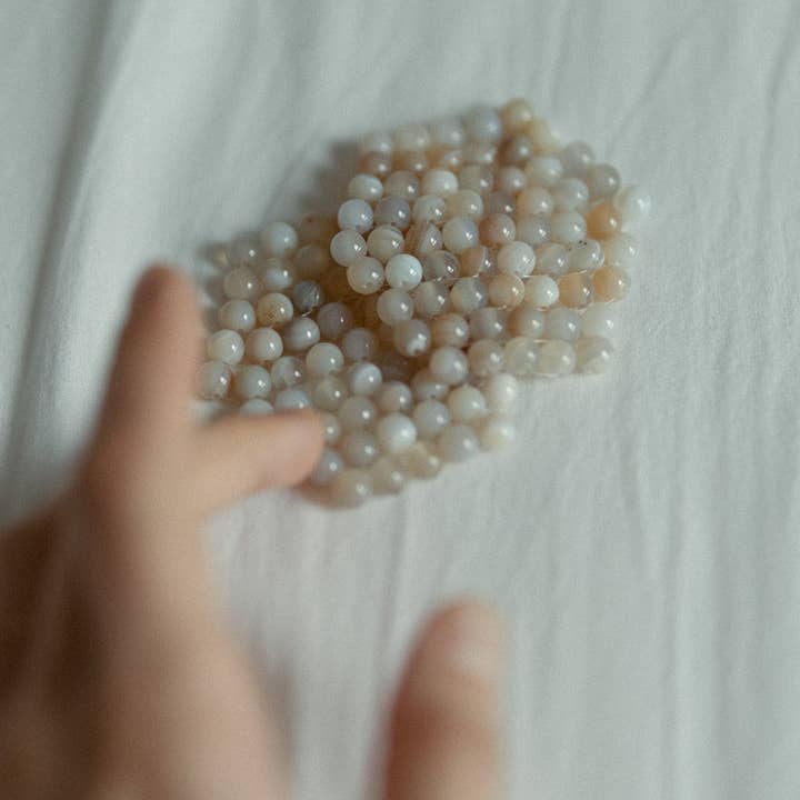 cure. - Vendita all'ingrosso Maschere trattamento occhi - Patch occhi in pietra naturale di agata fatti a mano6