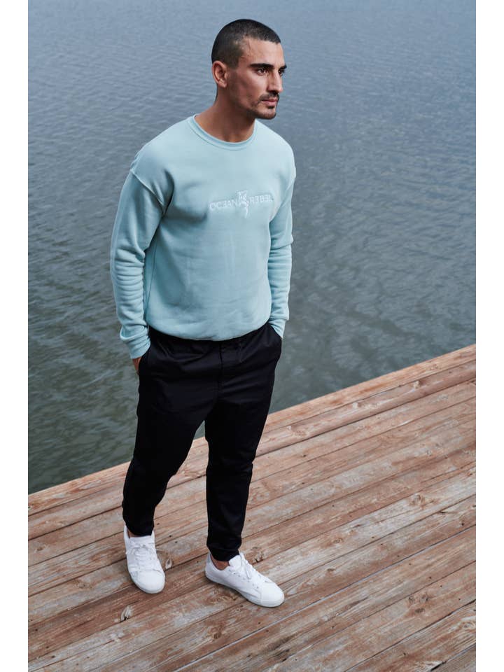 Ocean Rebel - Vente Pantalon – homme - Pantalon cargo moderne et formel - Bleu marine4