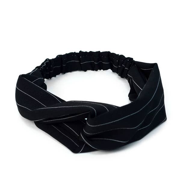 Selini New York - Wholesale Fashion Headband - Women's - 12pc Assorted Ladies Criss Cross Black Headbands3