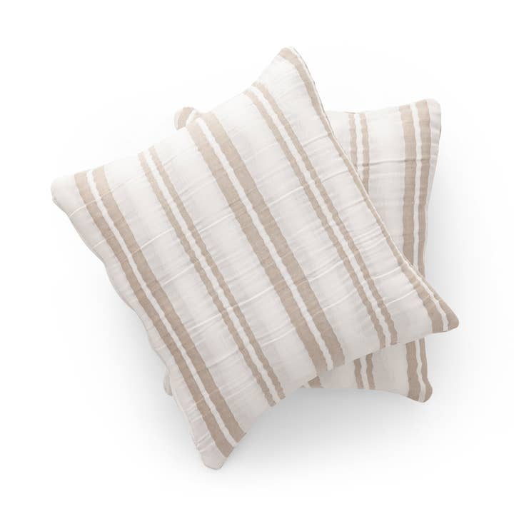 Pack of 2 Cushion Covers 45x45 cm Jacquard TENA for wholesale by GAMUSI