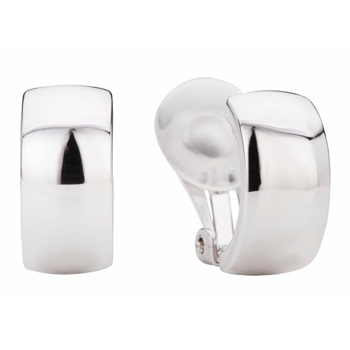 Rejseklipsøreringe - platinbelagt for engroshandel hos Hollander Jewels B.V.