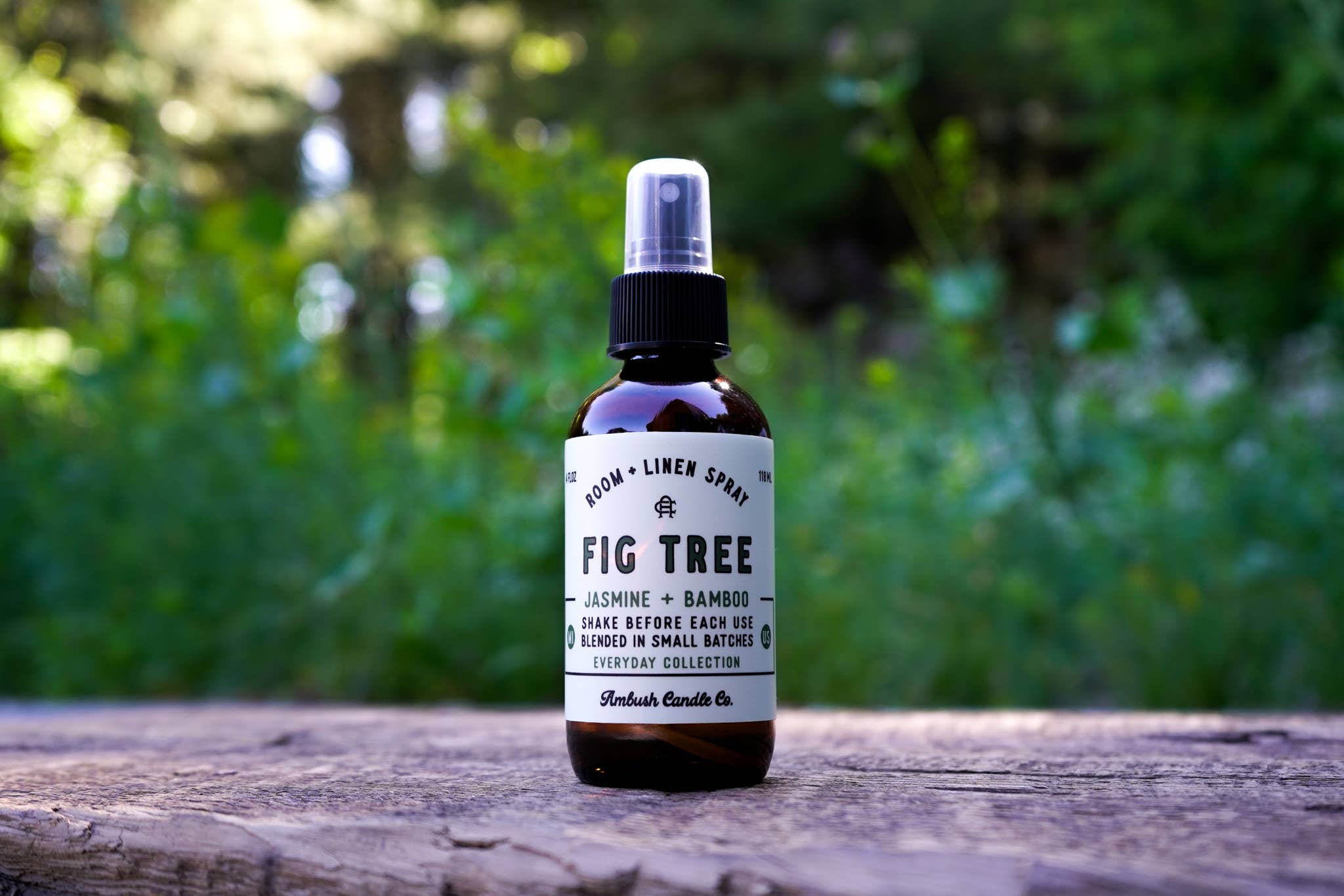 Ambush Candle Co. - Wholesale Room & Linen Spray - Fig Tree | Jasmine + Bamboo 4oz Room + Linen Spray1
