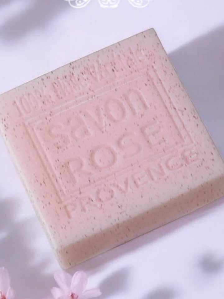 SAVONITTO Rose Exfoliant Soap for wholesale by Maitre Savonitto