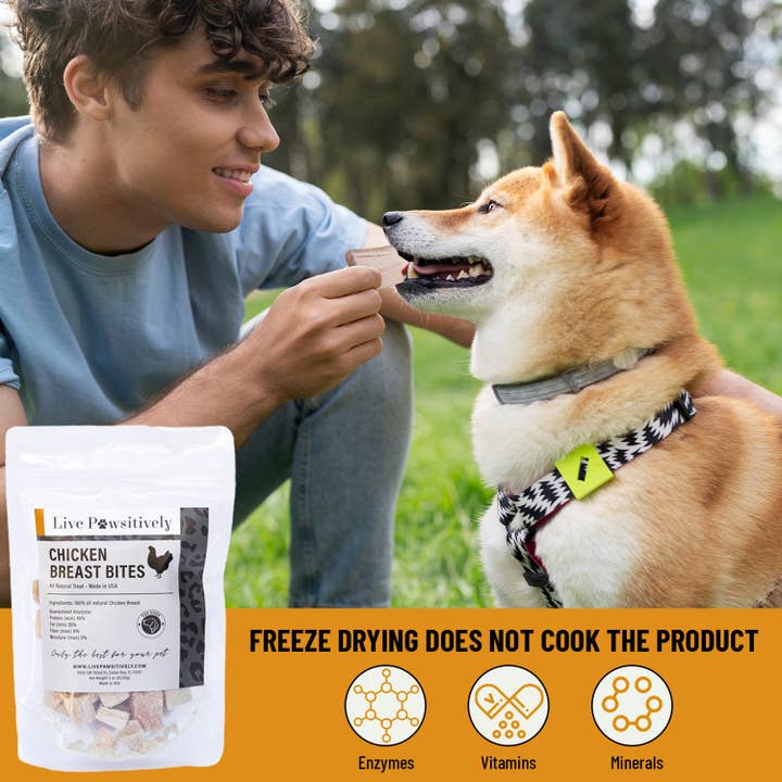 Live Pawsitive - Wholesale Pet Treats - Dog - Chicken Breast Bite3
