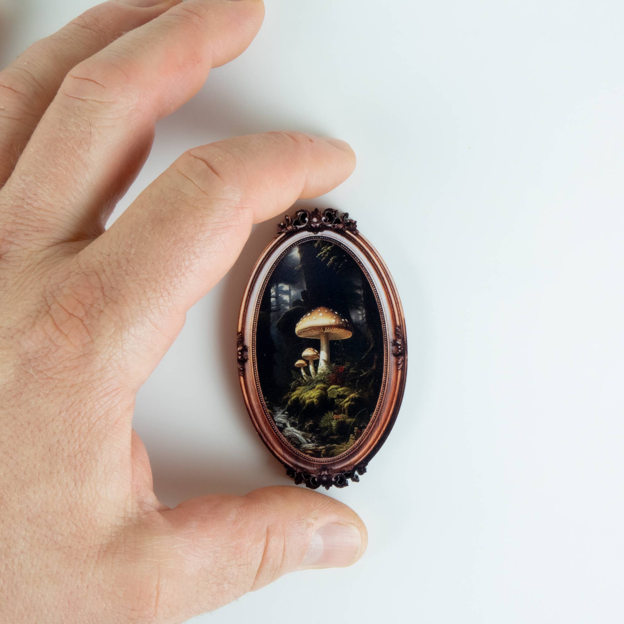 Standish House - Vente Aimants - Aimants avec champignons, effet 3D encadré, cadres vintage2