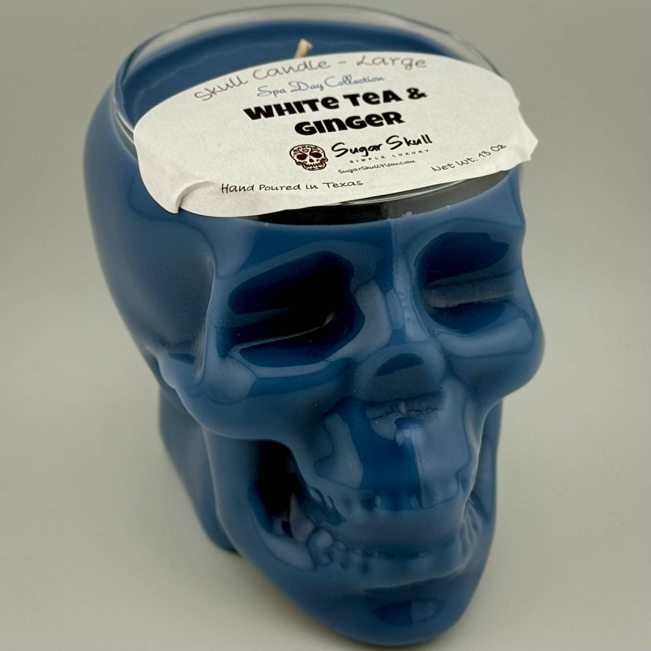 Sugar Skull, LLC - Wholesale Jar/Filled Candle - Spa Day Skull Candles3