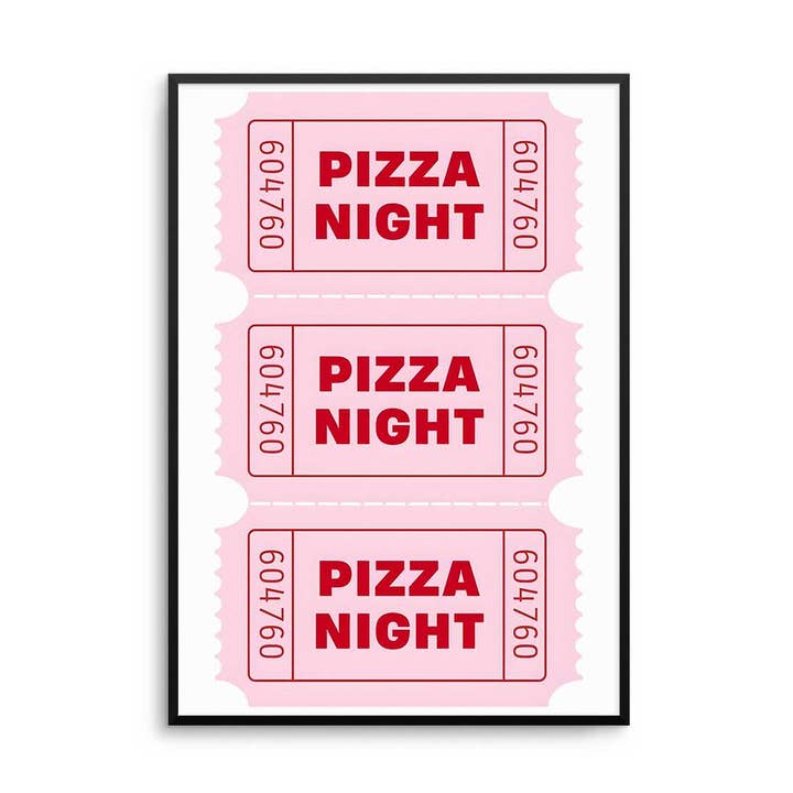 Impressão de Bilhetes para Noite de Pizza por atacado de D'LUXE PRINTS