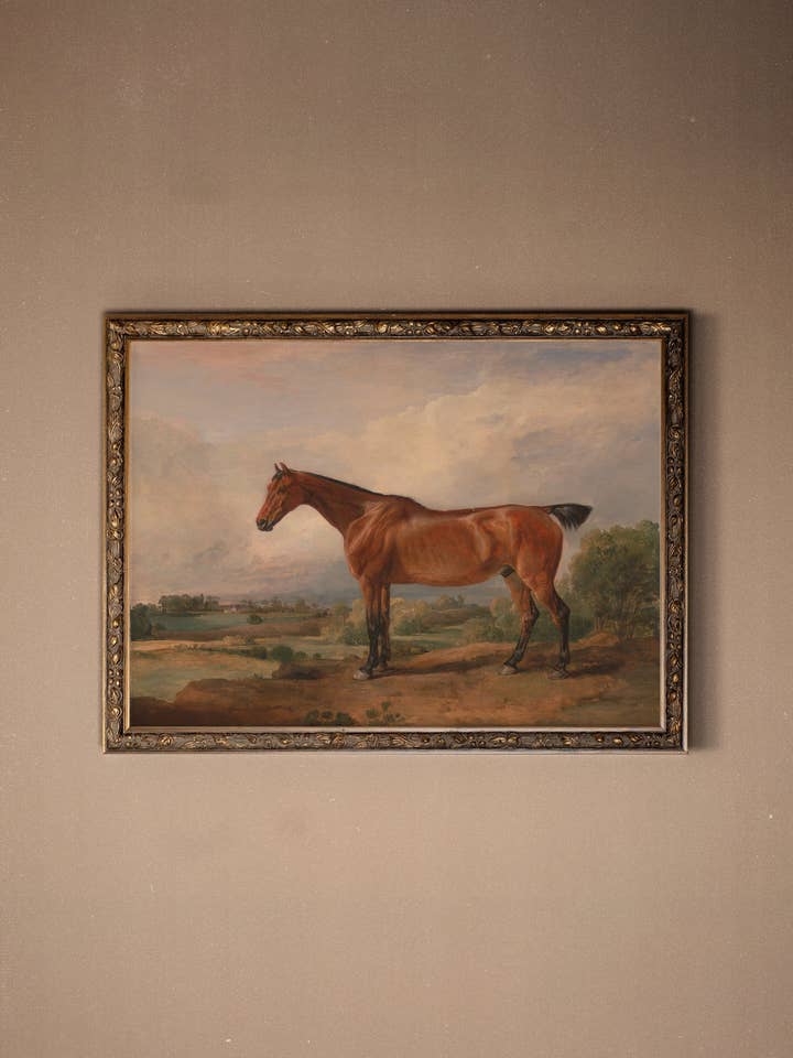 MAJESTÉ ÉQUESTRE, canvas wall art print for wholesale by Oleka Canvas