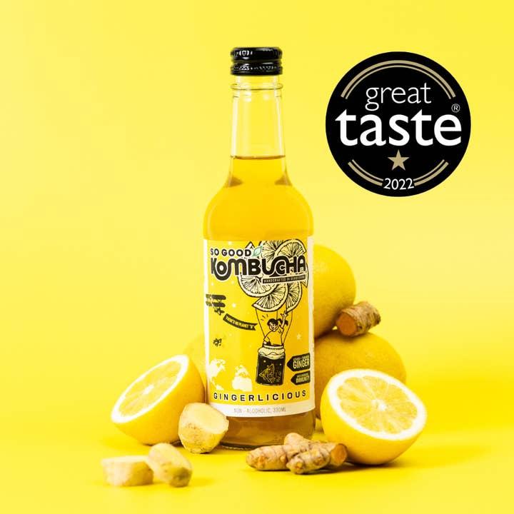 So Good Kombucha - Wholesale Kombucha - So Good Kombucha - Gingerlicious
