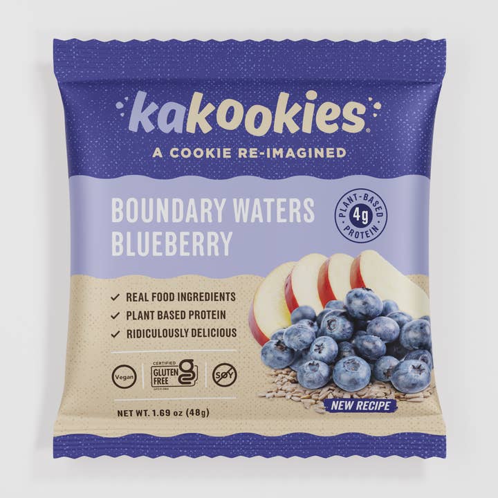 Boundary Waters Blueberry Cookies for wholesale by KAKOOKIES