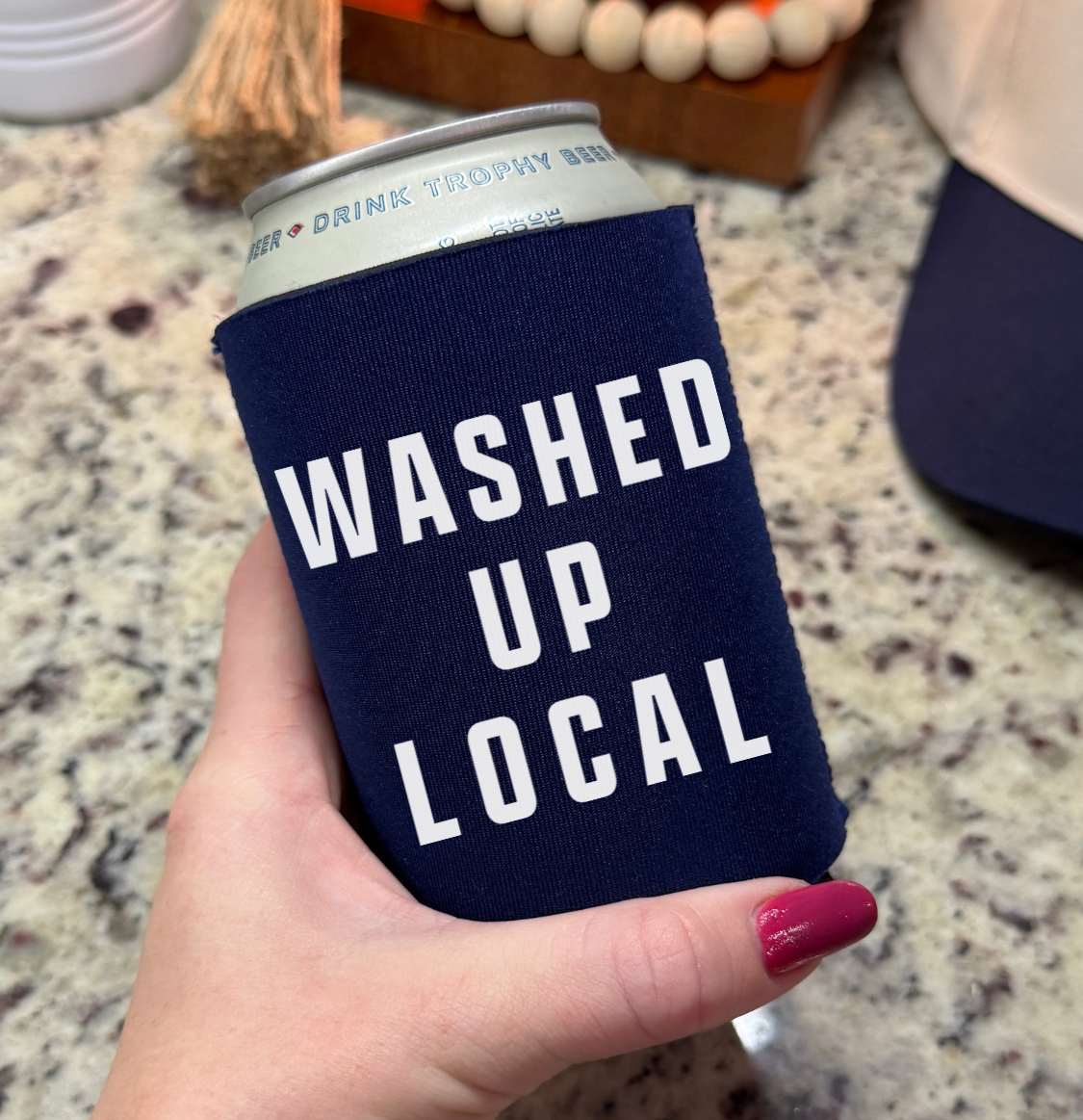 Clover + Cotton Co - Wholesale Drink Huggers & Koozies - Washed Up Local Drink Hugger7