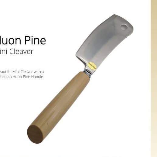 Cleaver Style Cheese Knife With Tasmanian Timber Handle for wholesale by Tassie Timber Things