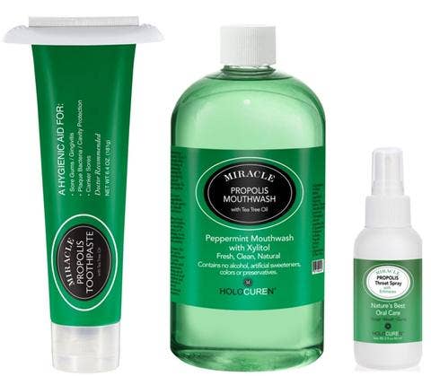 Holocuren Miracle Body Care and Tools - Wholesale Toothpaste - Miracle Propolis Toothpaste with Tea Tree Oil, No Fluoride6