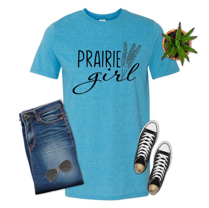 Prairie Girl, Western, Farm, Unisex, Shirt, T-shirt for wholesale by 316 Legacy LLC