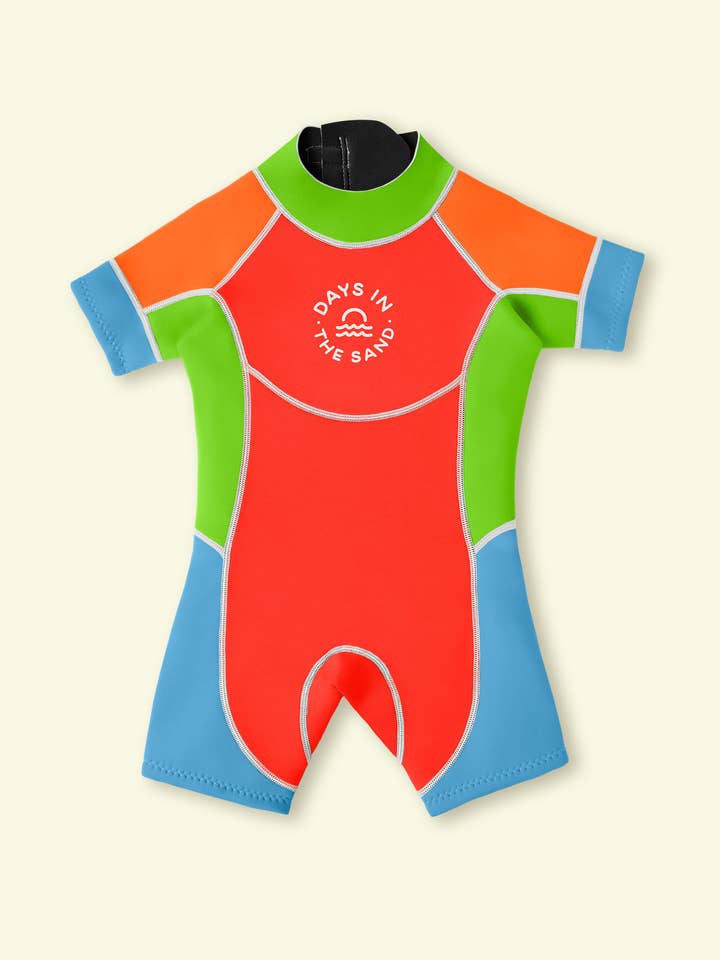 Fluro Fizz - 2mm Springsuit Neoprenanzug für den Großhandel von Days in the Sand