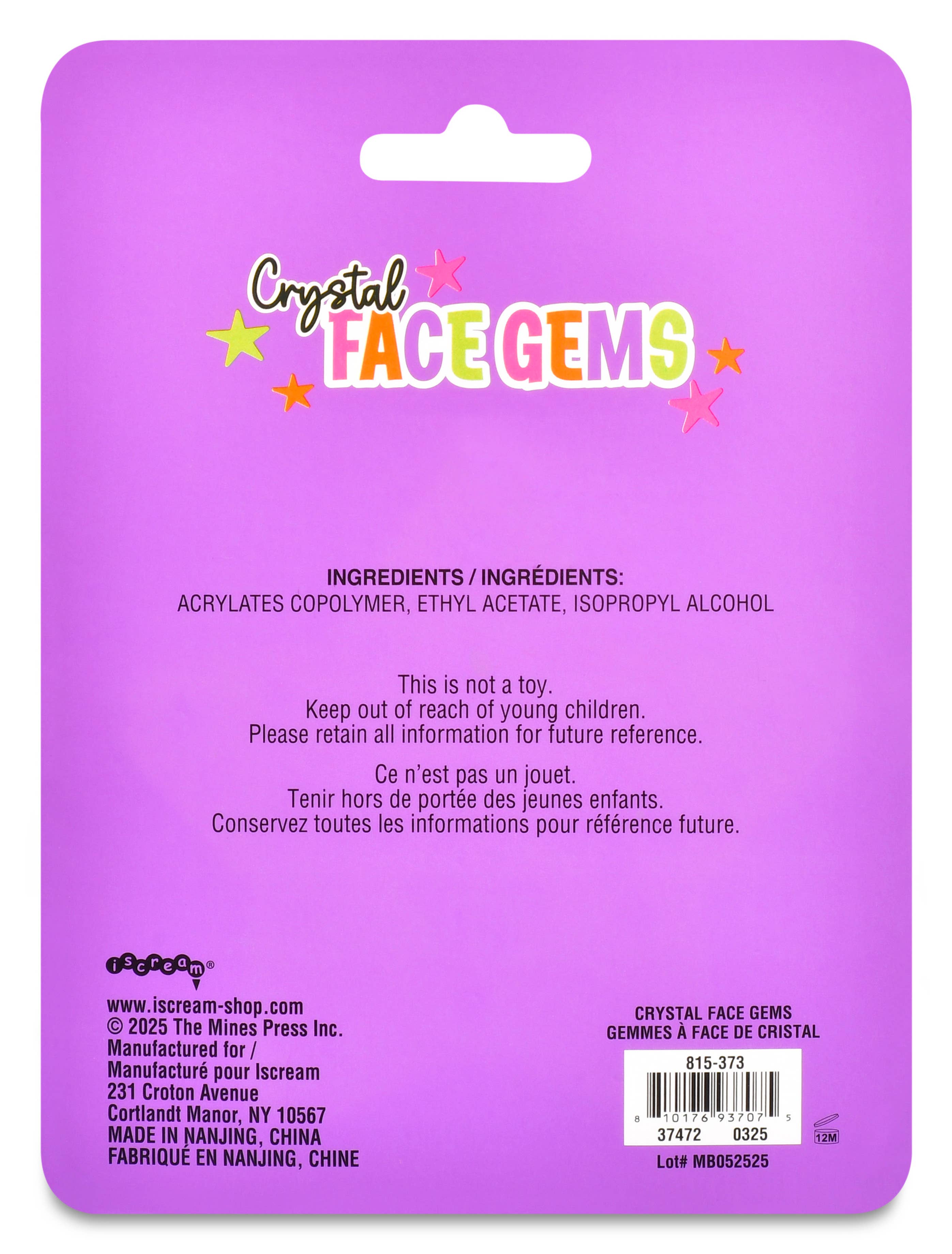 Iscream - Wholesale Jewelry Set - Crystal Face Gems1