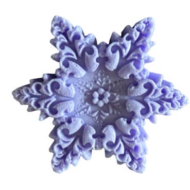 Plunk Soap - Wholesale Bar Soap - Snowflake Bar of Soap: Winter Theme, Party Favors, Gift