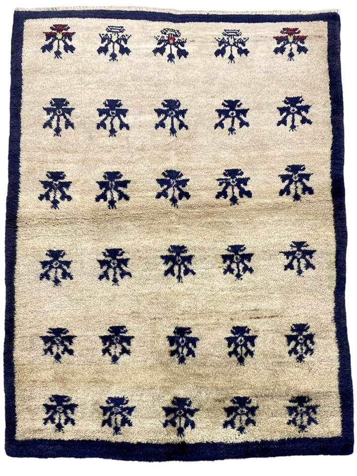 Alfombra Vintage Tuleu Shaggy | 4.3 x 5.9 para venta al por mayor de Vintage Loomz