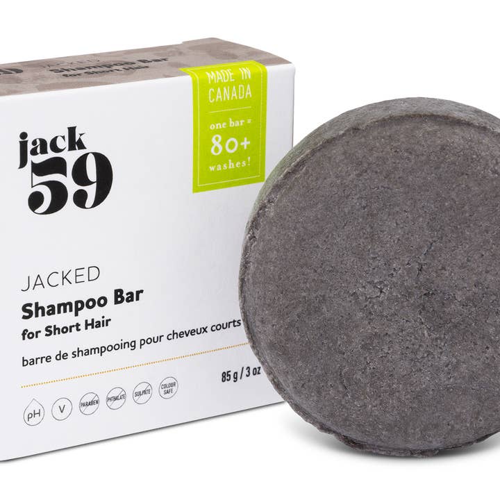 Jacked 3-i-1 Shampoo Bar - Cedertræ & Pebermynte - Jack59 for engroshandel hos Jack59 Inc.