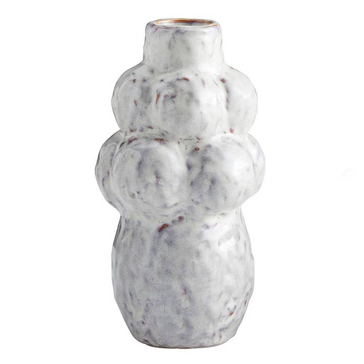 White Bubble Vase - Small for wholesale by 47th & Main (Creative Brands)