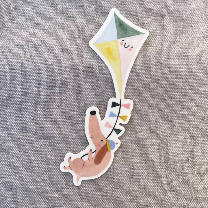 Pegatina perro salchicha con dragón para venta al por mayor de Hannahs Firlefanz