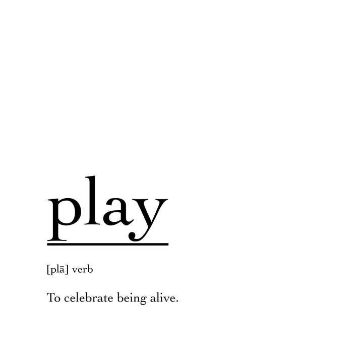 Cedar Mountain Studios - Vente Sous-verre - Dessous de Verre en Marbre - Verbes pour Vivre - Jouer