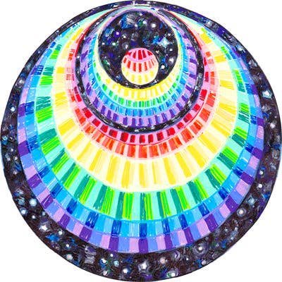 Regnbåge ängel (liten) för wholesale av Cosmic Circles