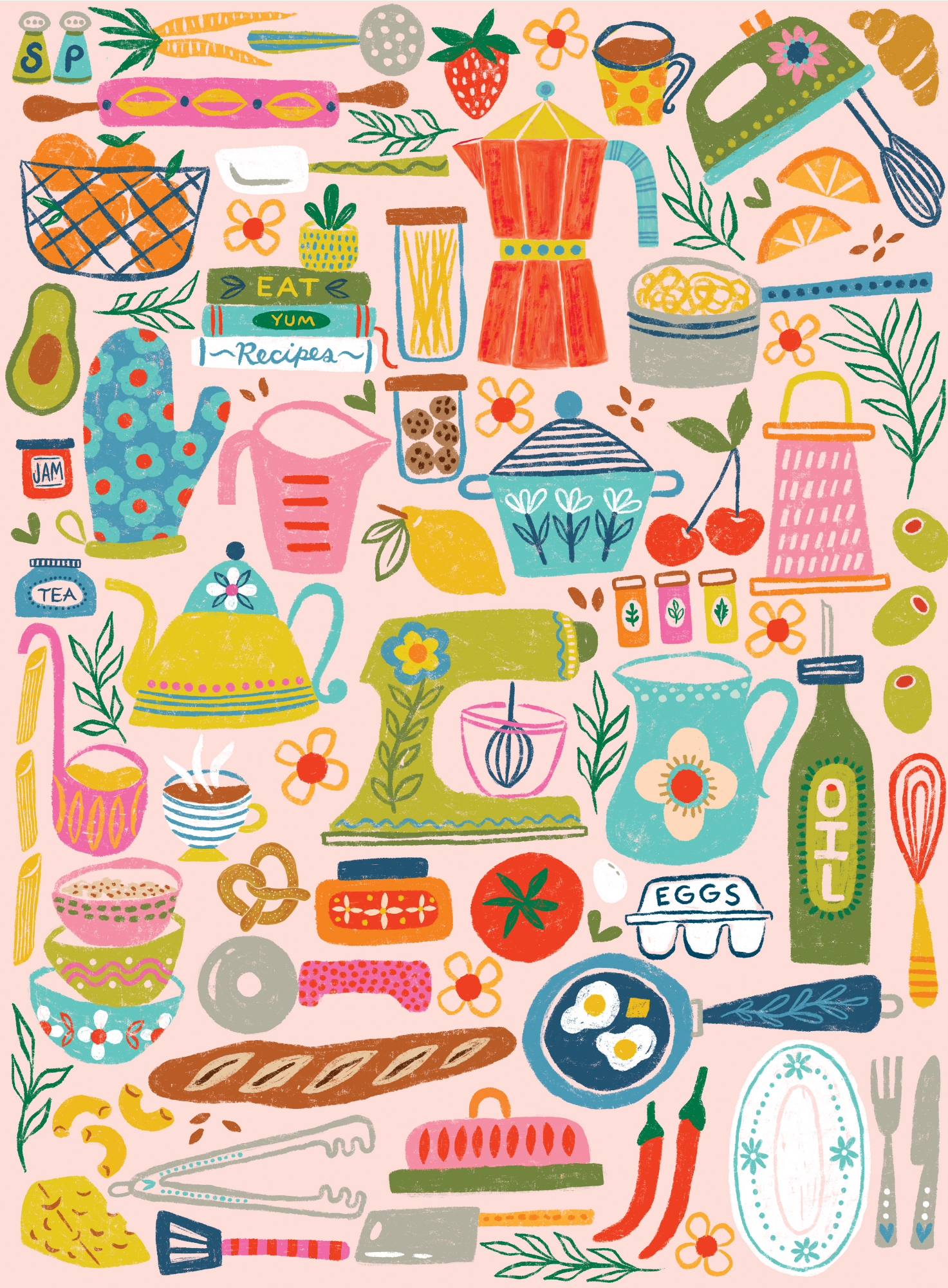 Puzzlefolk – Engroshandel Puslespil - Voksen – Kulinarisk Kaos 1000-brikkers Bage-, Madlavnings- og Køkkenpuslespil3