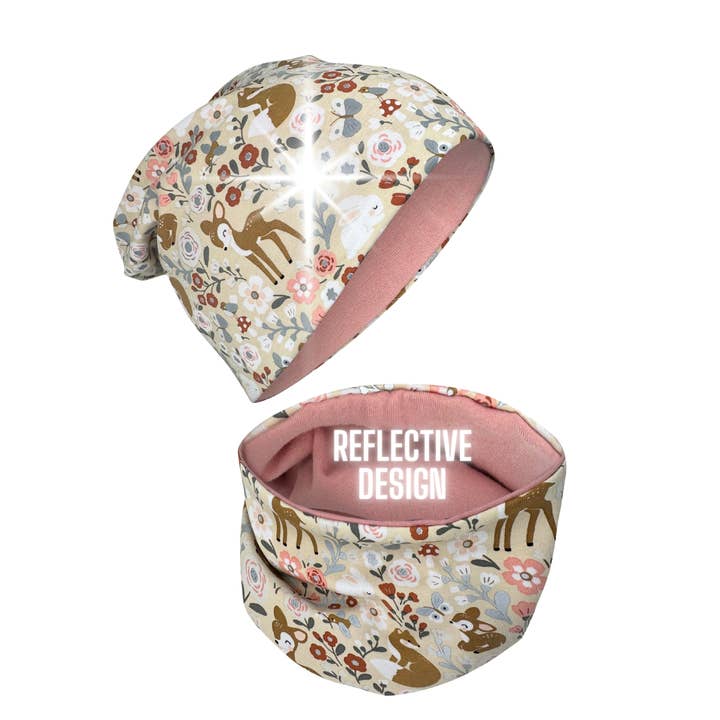 360° Reflector Beanie & Loop - Forest Animals - Jersey Inside and other Purchase Wholesale automatico cibo animali. Free Returns & Net 60 Terms on Faire trending on Faire.