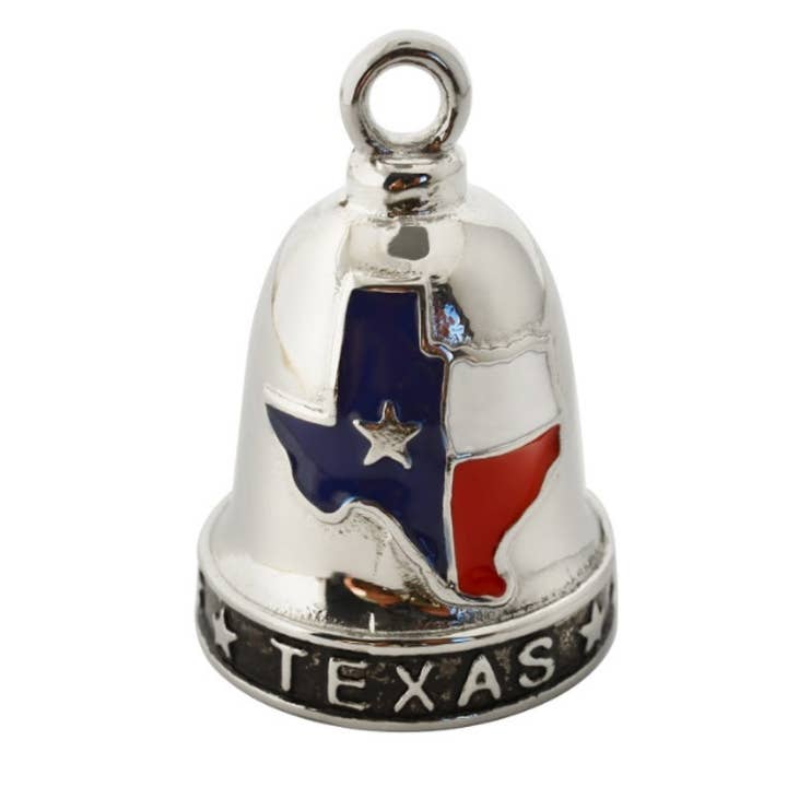 SK5341 Ride Bell State Of Texas Stainless Steel for wholesale by Heavy Metal Jewelry