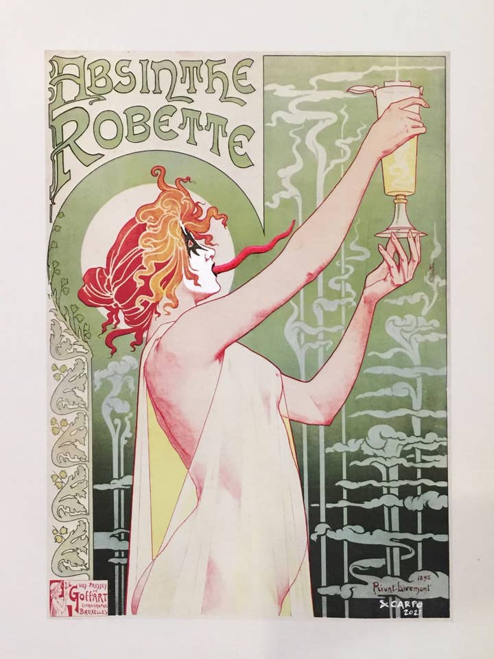 Absinthe Simmons - Art Print by Carpo for wholesale by East Village Vintage Collective