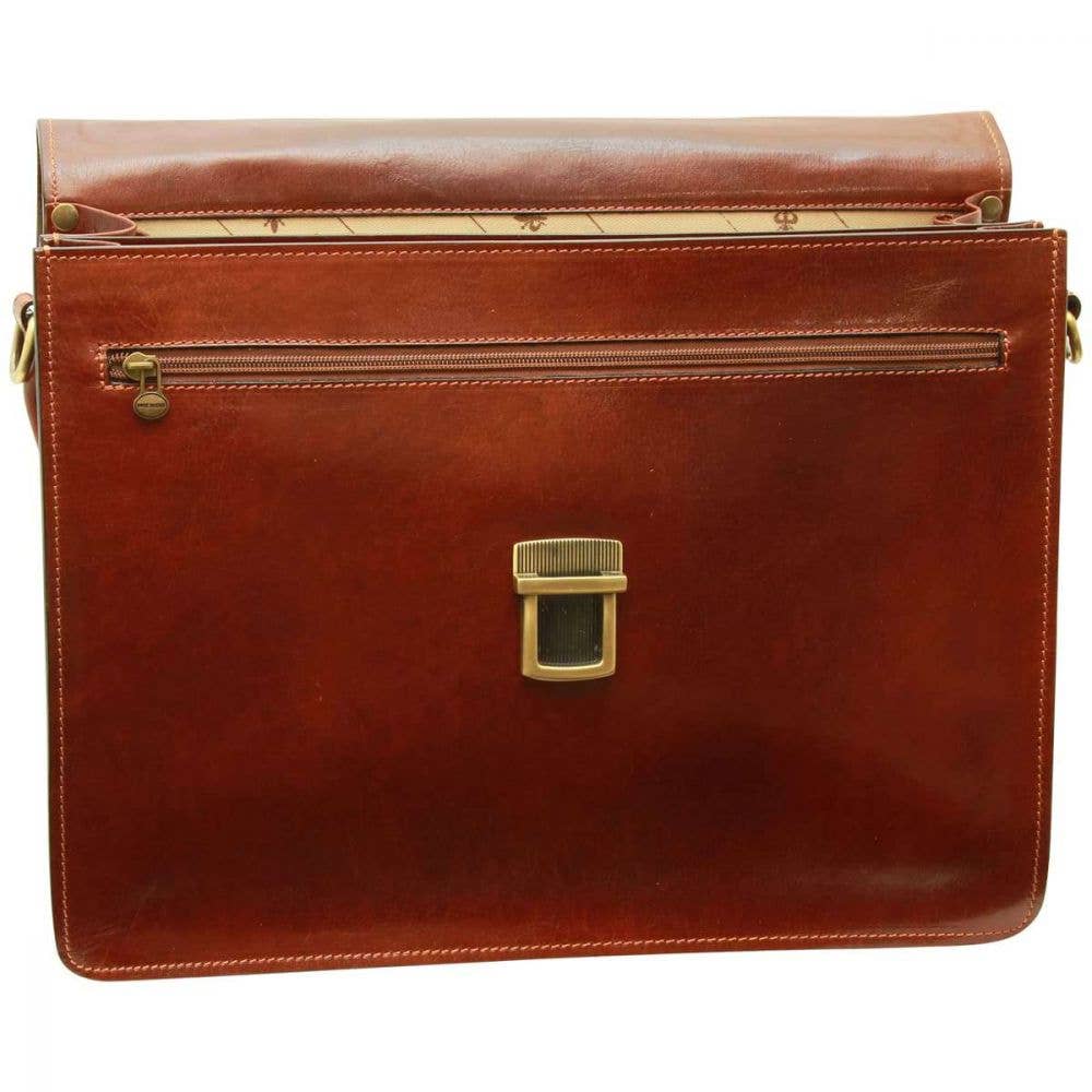 Old Angler Firenze - Wholesale Briefcase - Unisex - Leather Laptop Briefcase4