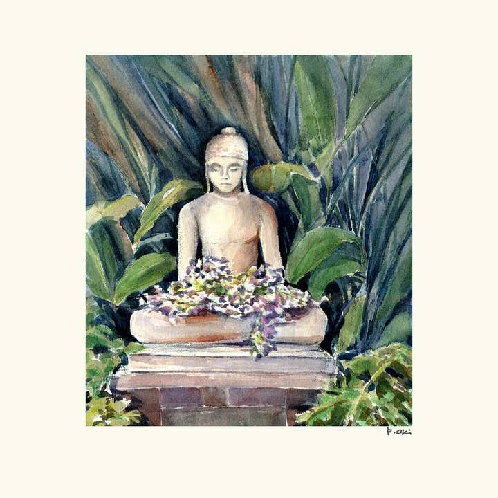 Buddha In The Garden for wholesale by Oki Designs