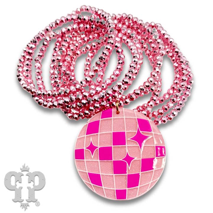 Pink Panache Brands - Wholesale Charm/Dangle Bracelet - Disco ball charm bracelet1