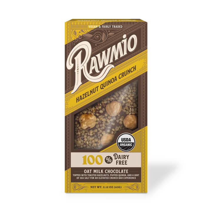 Windy City Organics - Wholesale Chocolate Bar - Hazelnut Quinoa Crunch Bark0