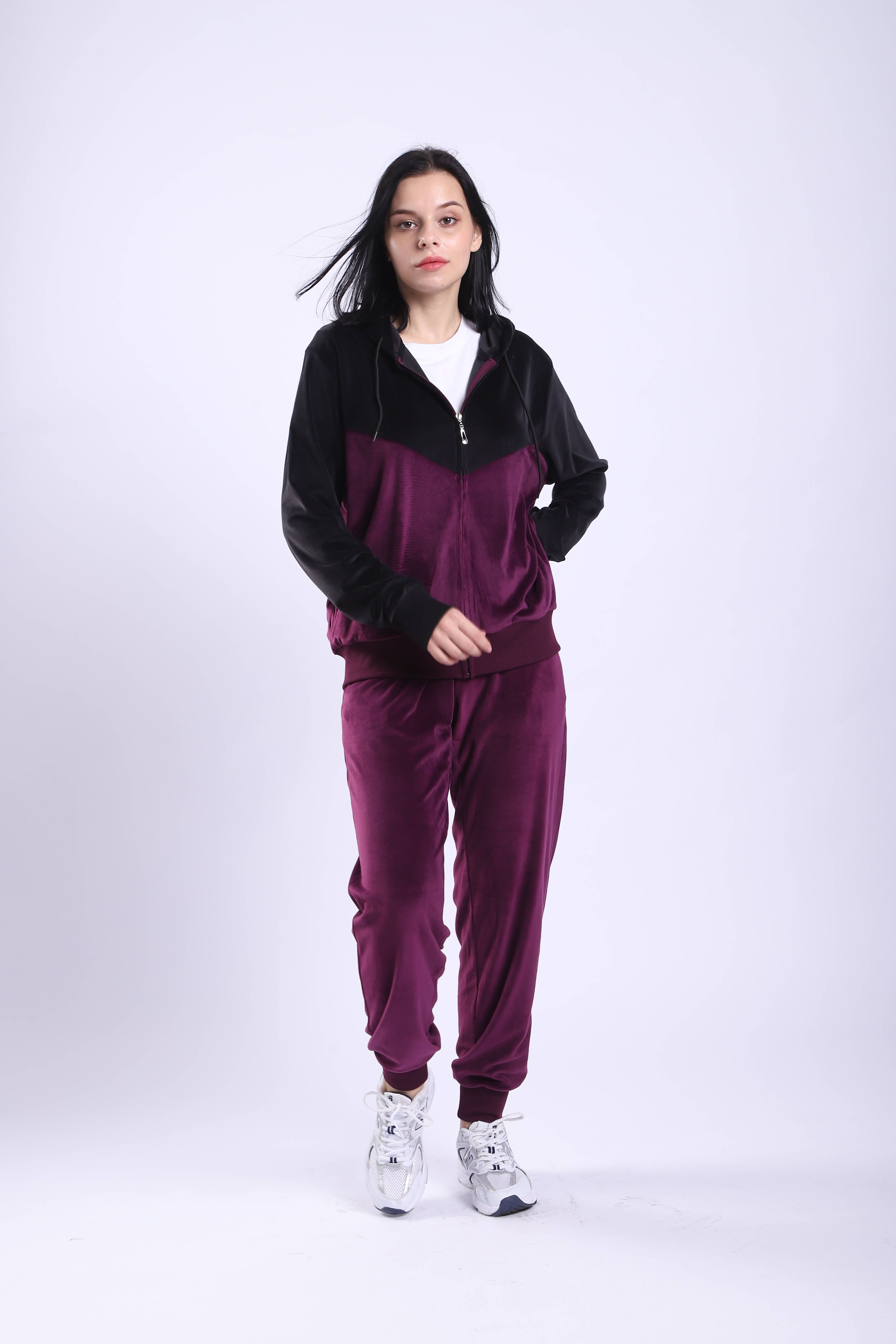 LeeHanTon - Wholesale Lounge Set - Women's - LeeHanTon Ladies 2PC Casual Velvet Set4