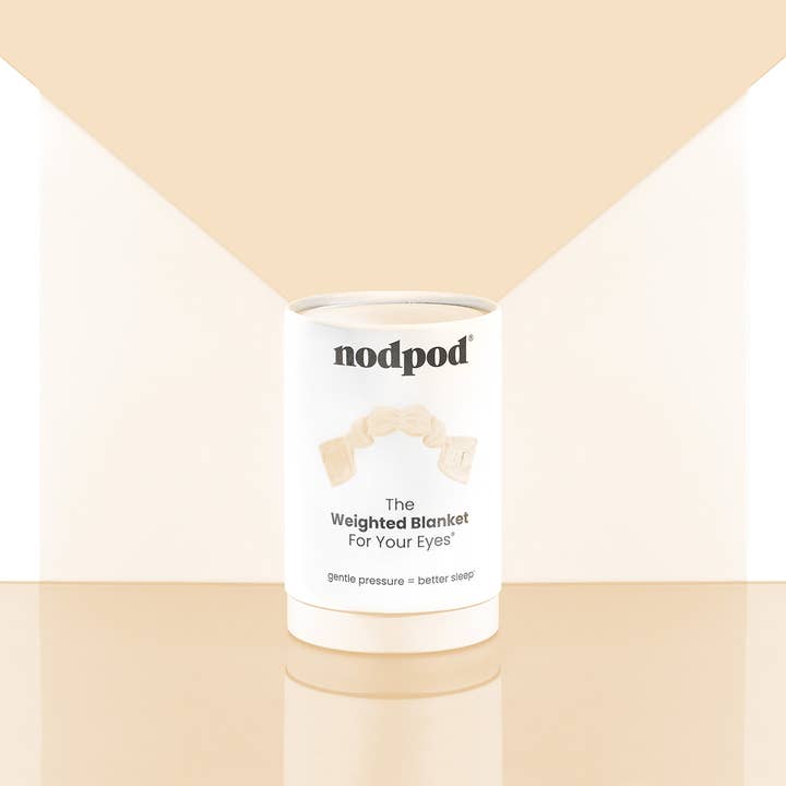 nodpod - Vente Masque de nuit - Masque de sommeil pondéré en os - Masque pour les yeux