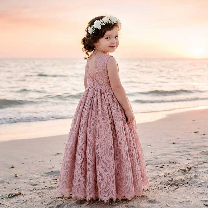 The Ophelia Dress - Mauve for wholesale by Nicolette's Couture