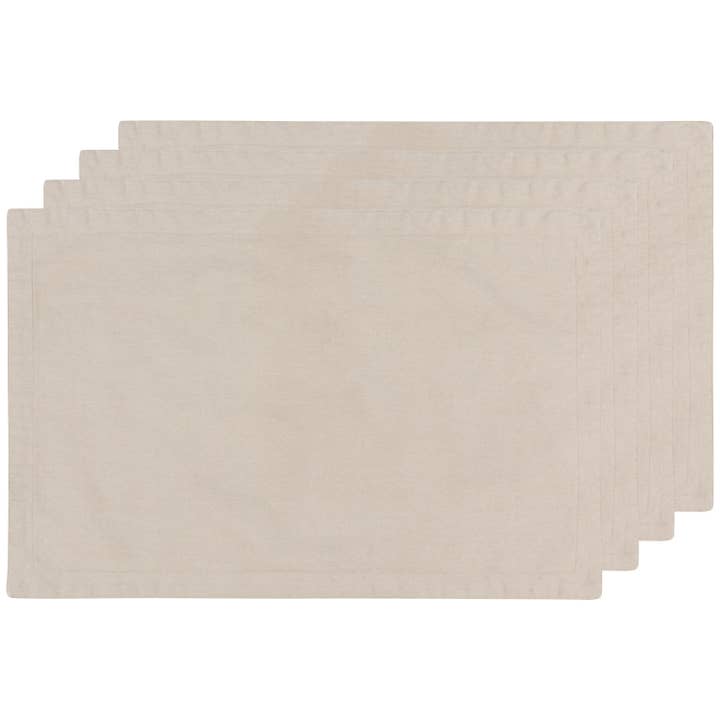 Set de 4 sets de table Heirloom gris colombe Stonewash pour la vente par Danica Outlet Store