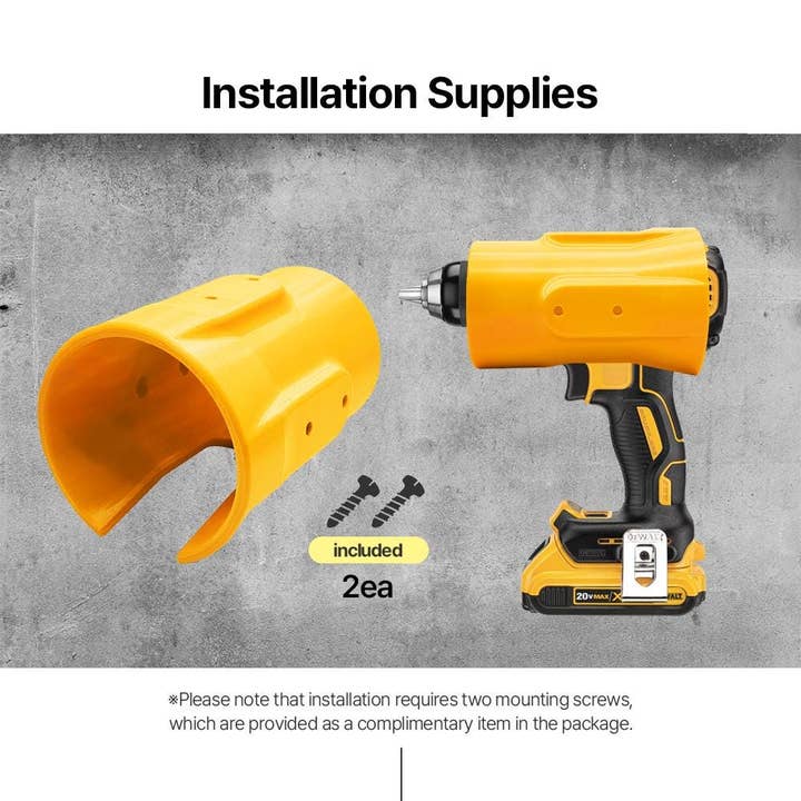 Proto Market - Wholesale Tool set - Universal Wall-Mounted Drill Holder for Cordless Drills4