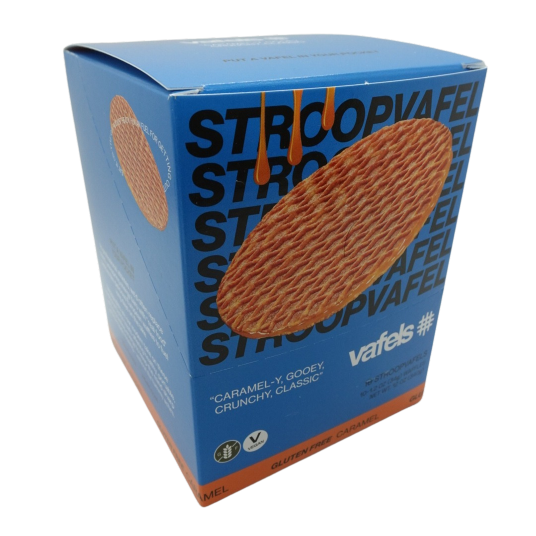 Vafels - Vendita all'ingrosso Biscotti - Stroopwafel al Caramello Senza Glutine - Confezione da 10 pezzi1