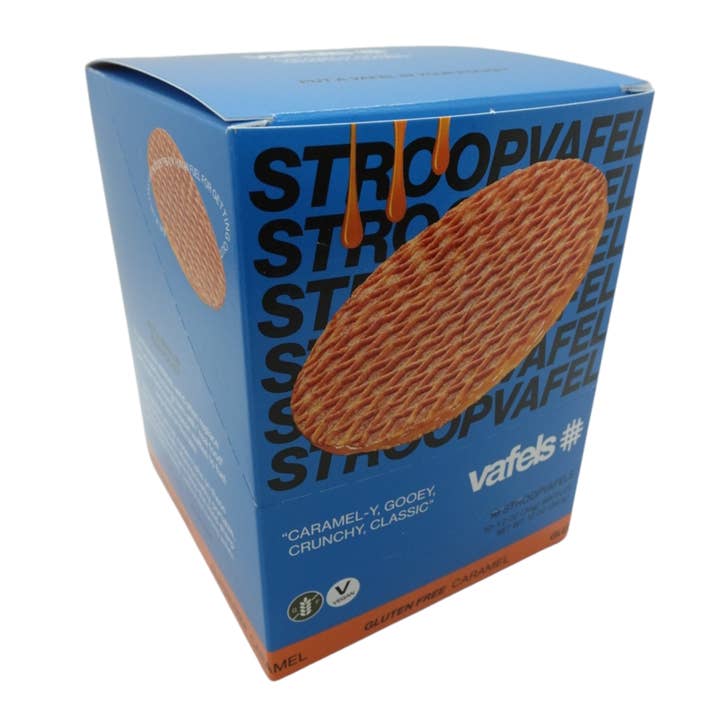 Vafels - Vendita all'ingrosso Biscotti - Stroopwafel al Caramello Senza Glutine - Confezione da 10 pezzi1