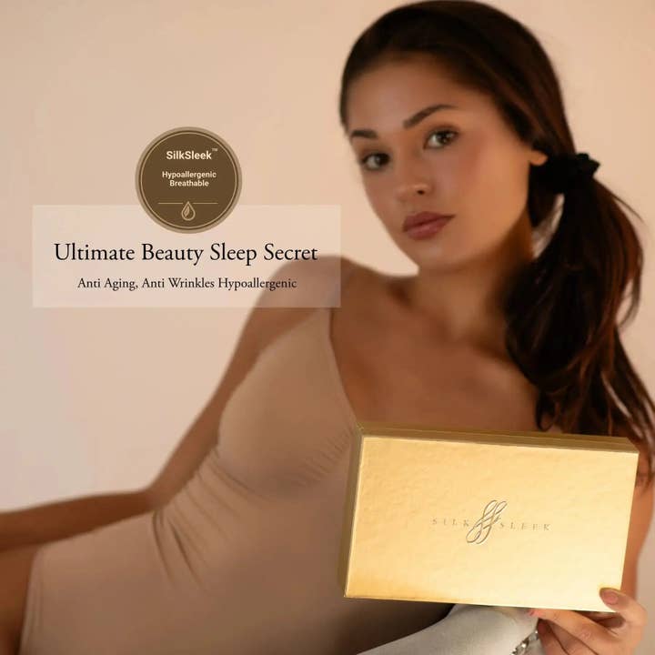 SilkSleek® - Vente Taies/housses d'oreiller - Taie d'oreiller en soie émeraude6