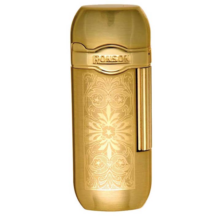 RONSON CLASSIC GOLD METAL ENGRAVED RCL10259 for wholesale by NICOTEAM EE