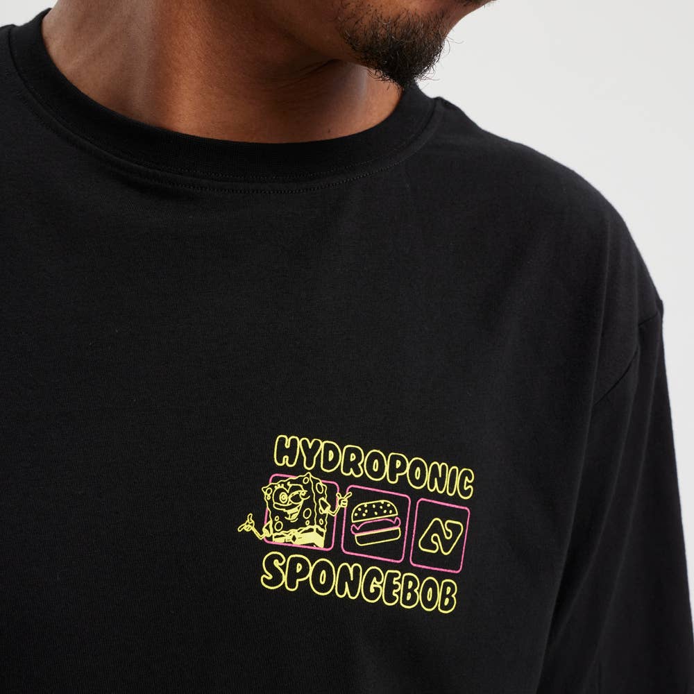 Hydroponic – Engroshandel T-shirt med print - Herre – SB Neon SS 01-Sort2