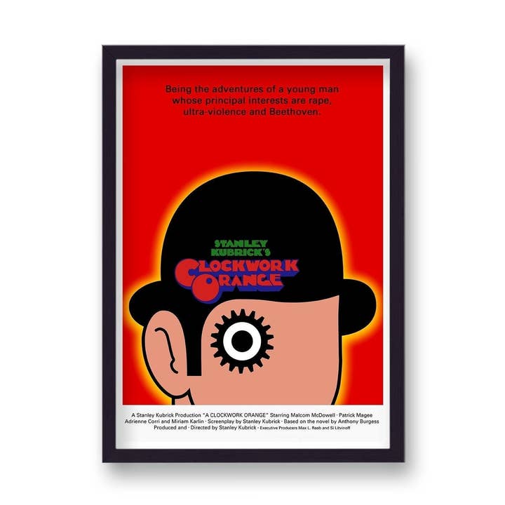 A Clockwork Orange Alternative Movie Poster V7 for wholesale by Gallery Print and Art