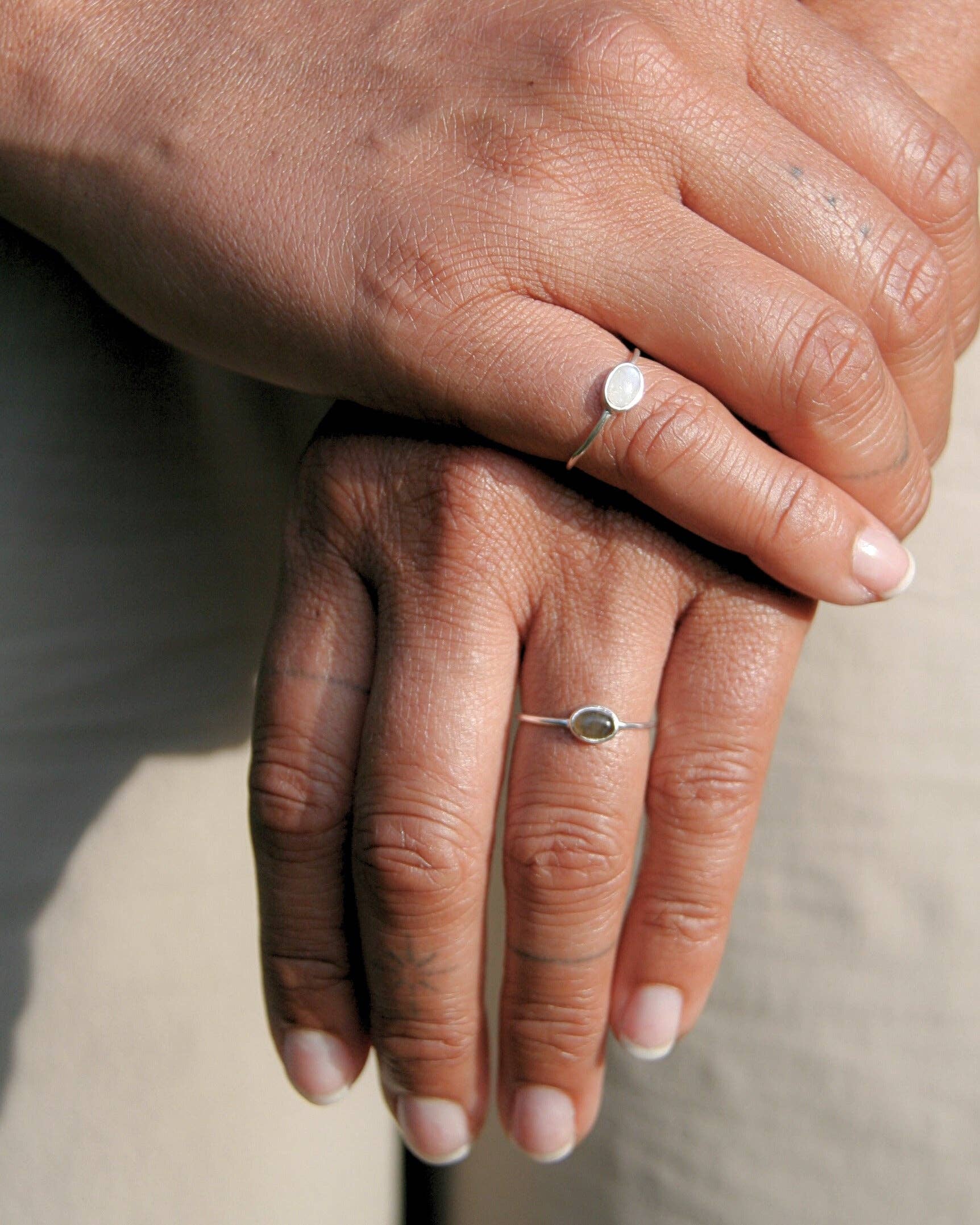 Heart and Lotus Sterling Silver Jewelry - Wholesale Single Stone/Solitaire Ring - Sterling Silver Labradorite Ring – You are Enough3
